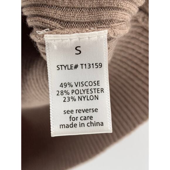 ACTIVE USA Women's Brown Ribbed Short Sleeve Crop Top SZ S - Picture 10 of 11